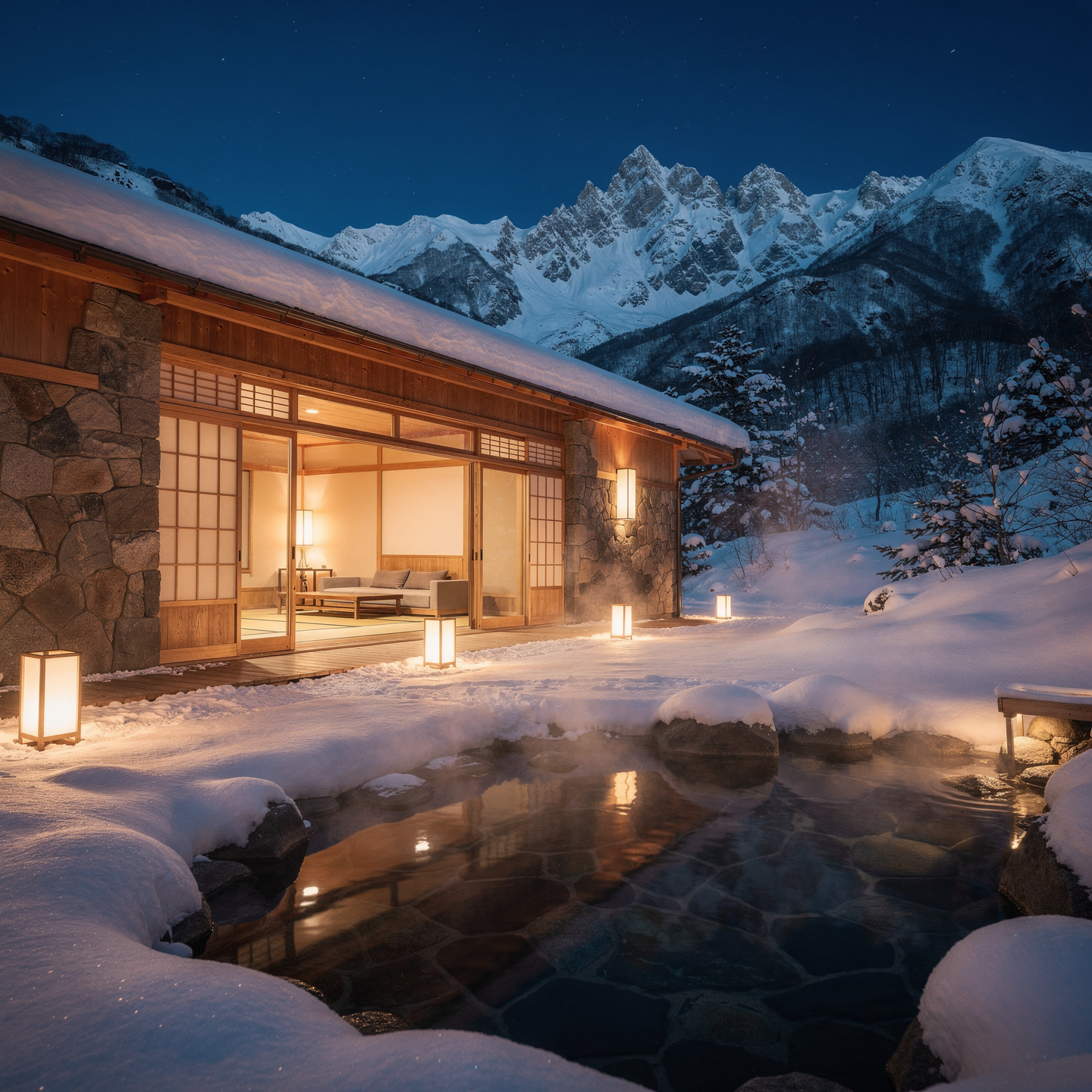 Snow Onsen